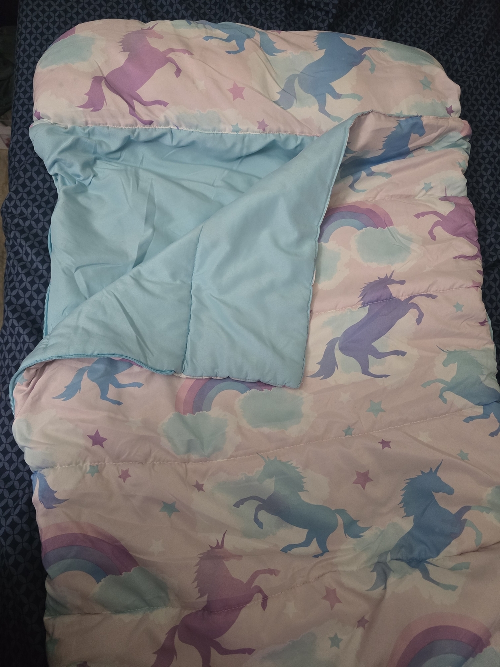 Kids Unicorn Fitted Sleeping Bag
